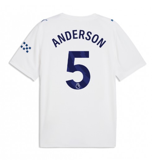 Manchester City Elliot Anderson #5 Kolmaspaita 2026-27 Lyhythihainen Manchester City Elliot Anderson #5 Kolmaspaita 2026-27 Lyhythihainen